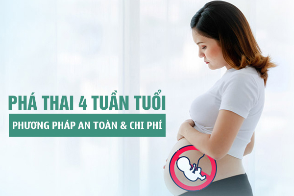 Phá thai 4 tuần: Phương pháp an toàn và chi phí thực hiện